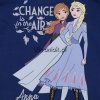 Bluzka Frozen Elsa i Anna granatowa